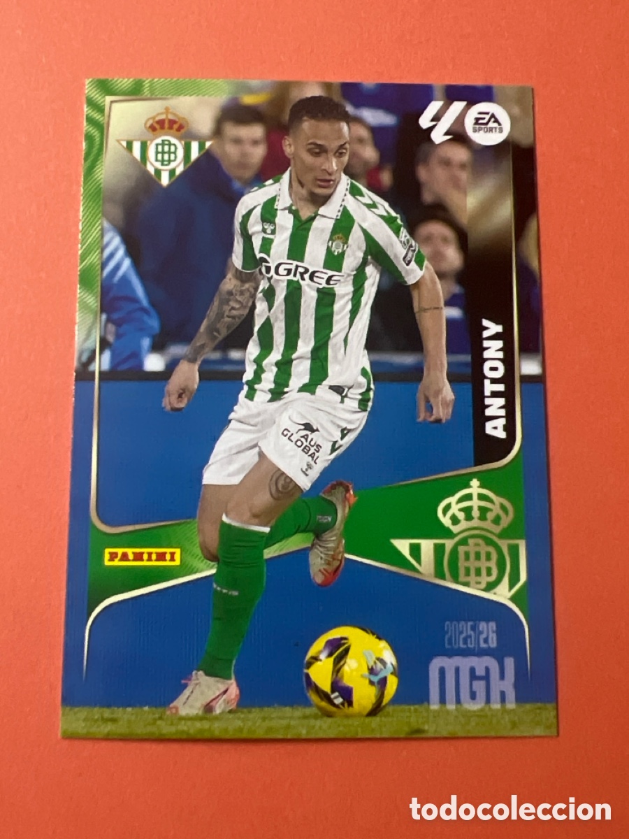Football Stickers: C1056. MGK 2025/26. #105 ANTONY. REAL BETIS