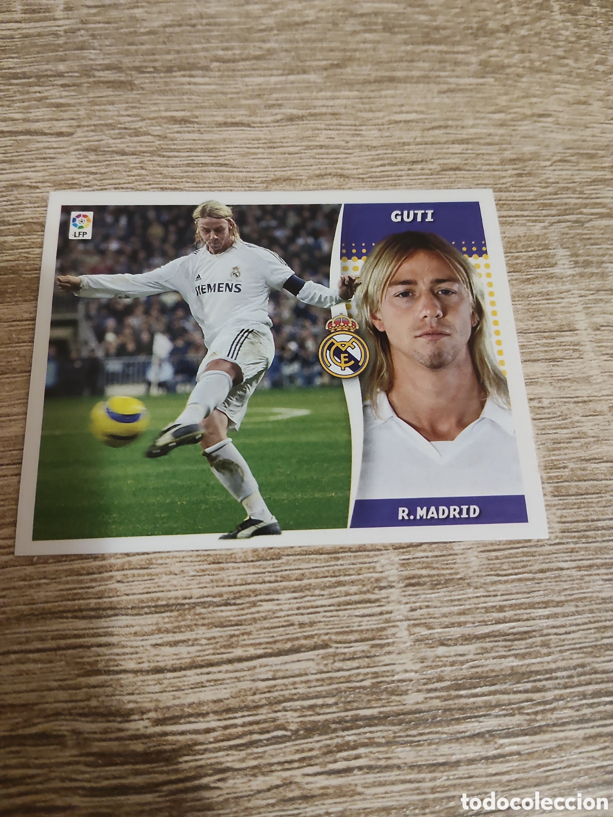 Cromos de F&uacute;tbol: Guti Real Madrid liga 2006 2007 06 07 ediciones este
