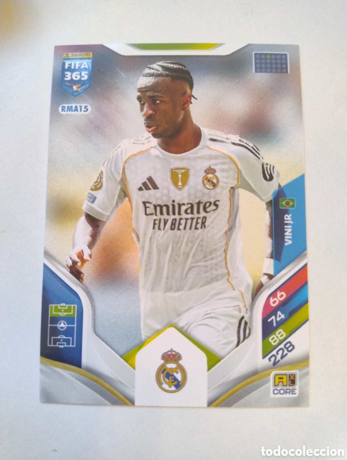 Figurine di Calcio: RMA 15 - Vini Jr Vinicius - Real Madrid - Adrenalyn XL FIFA 365 2026