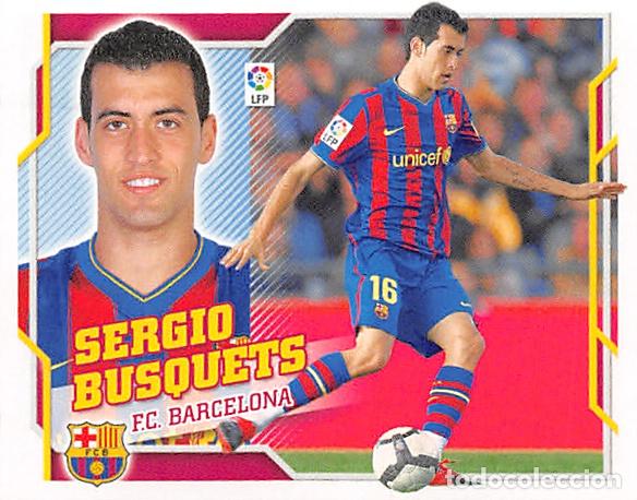 Fu&szlig;ball-Sticker: EDICIONES ESTE 10/11 2010/2011 #9A SERGIO BUSQUETS (F.C. BARCELONA) SIN PEGAR