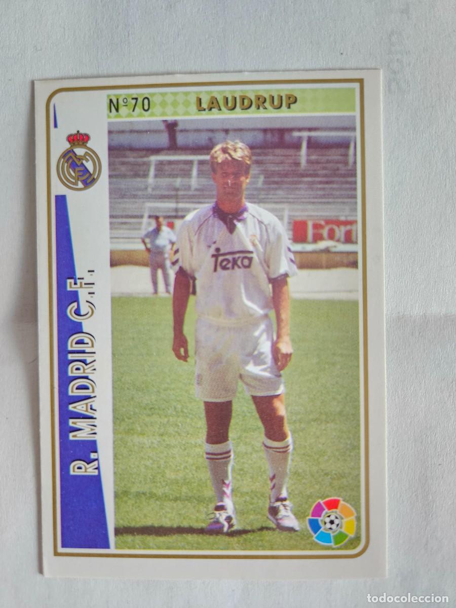 Cromos de Futebol: LAUDRUP N&ordm; 70 (REAL MADRID) MUNDICROMO 1994 1995 FICHAS LIGA 94 95 FUTBOL CARD FICHA MC CROMO LFP