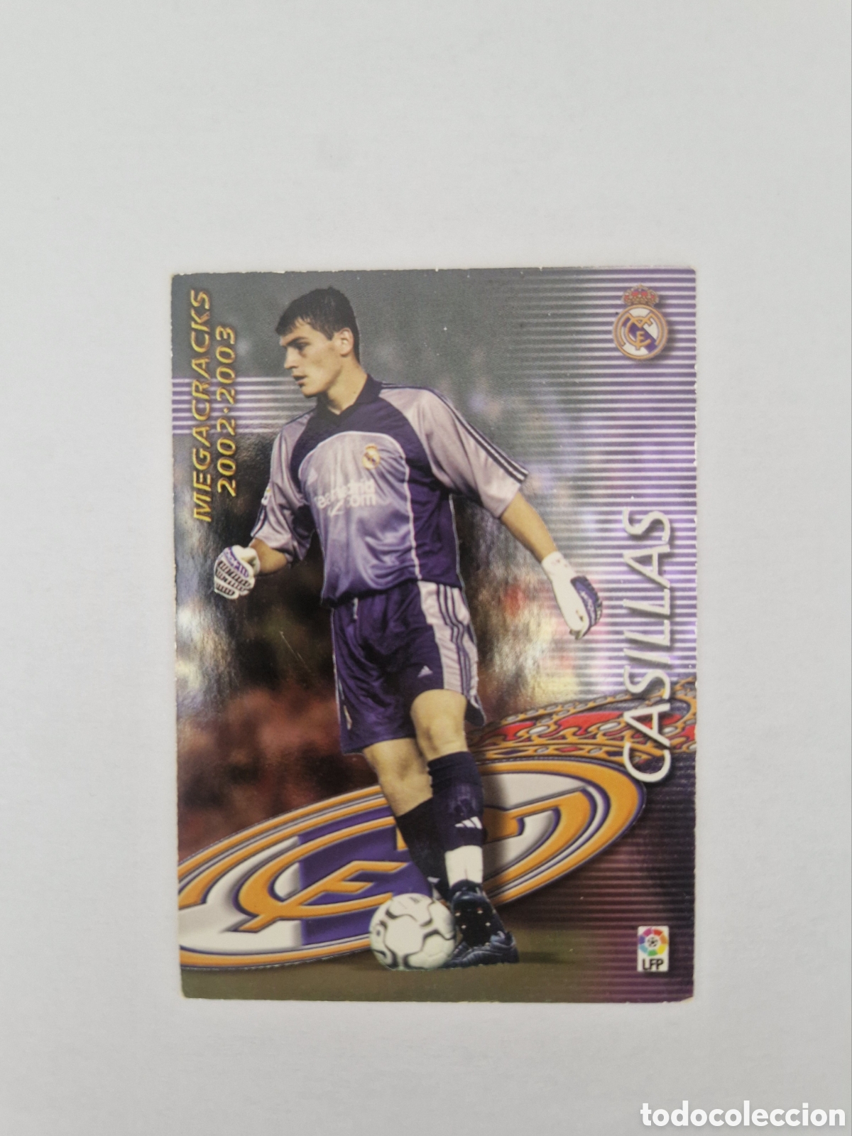 Cromos de F&uacute;tbol: IKER CASILLAS &ndash; PANINI MEGACRACKS 2002-03 &ndash; REAL MADRID &ndash; ORIGINAL