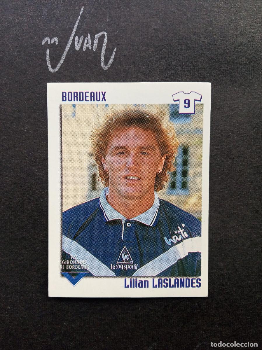 Cromos de F&uacute;tbol: N&ordm; 60 LILIAN LASLANDES GIRONDIS BOREDEAUX ⚽ PANINI &reg; FOOT LIGUE 1 FRANCIA 1998 1999 98 99 SIN PEGAR