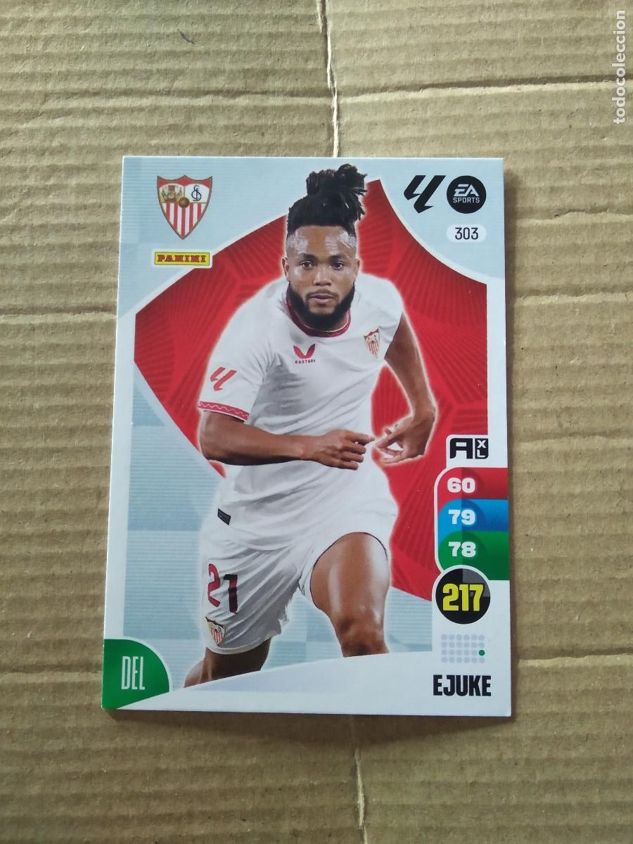 Figurine di Calcio: 303 EJUKE SEVILLA CROMO FUTBOL PANINI ADRENALYN 2024-2025 LIGA 24-25