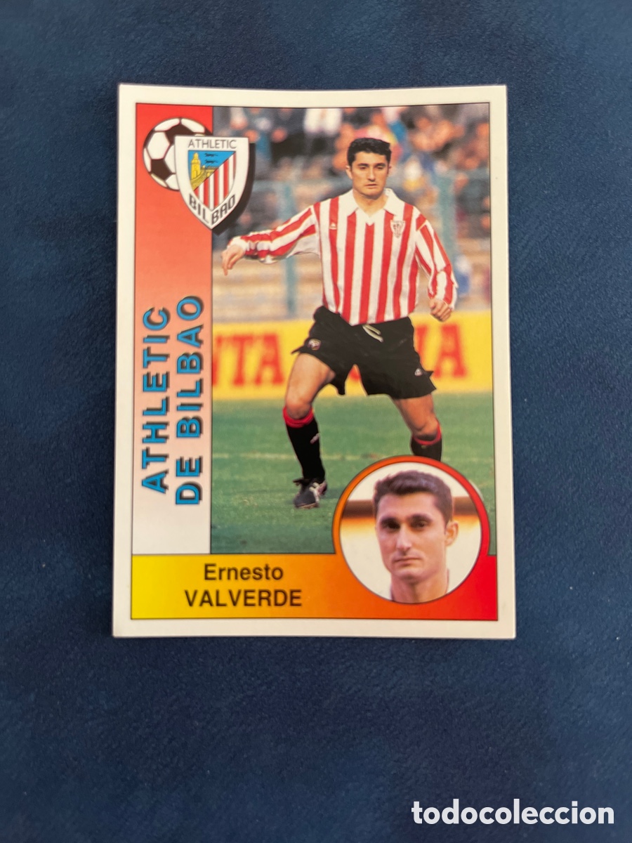 Cromos de f&uacute;tbol: VALVERDE N&ordm; 33 ATHLETIC CLUB PANINI 1994 1995 LIGA 94 95 SIN PEGAR PERFECTO ESTADO PEGATINA