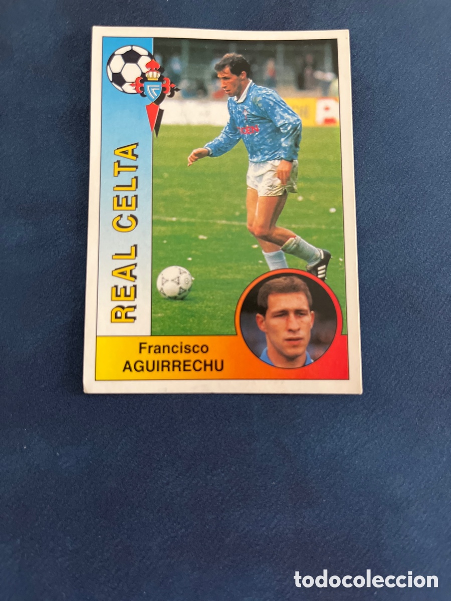 Cromos de F&uacute;tbol: AGUIRRECHU N&ordm; 105 CELTA DE VIGO PANINI 1994 1995 LIGA 94 95 SIN PEGAR PERFECTO ESTADO PEGATINA