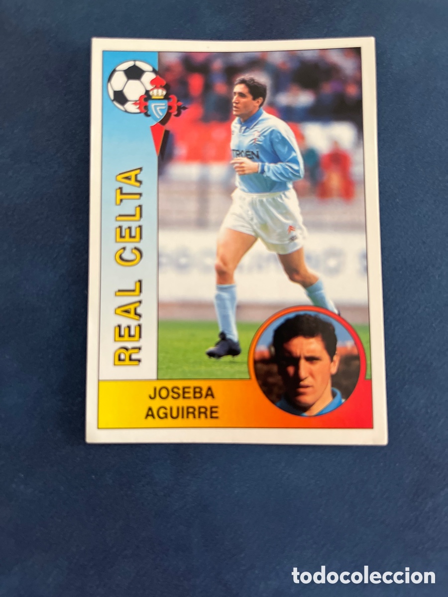 Cromos de F&uacute;tbol: JOSEBA AGUIRRE N&ordm; 106 CELTA DE VIGO PANINI 1994 1995 LIGA 94 95 SIN PEGAR PERFECTO ESTADO PEGATINA