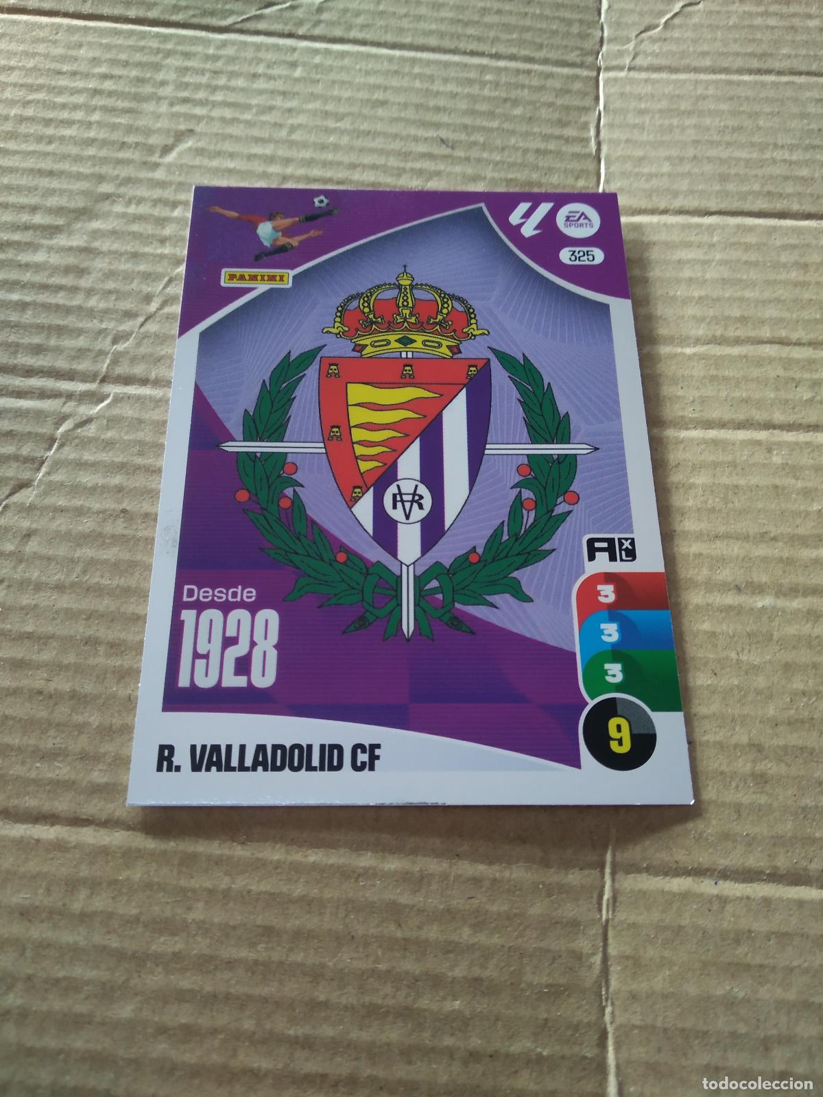 Fu&szlig;ball-Sticker: 325 ESCUDO VALLADOLID CROMO FUTBOL PANINI ADRENALYN 2024-2025 LIGA 24-25