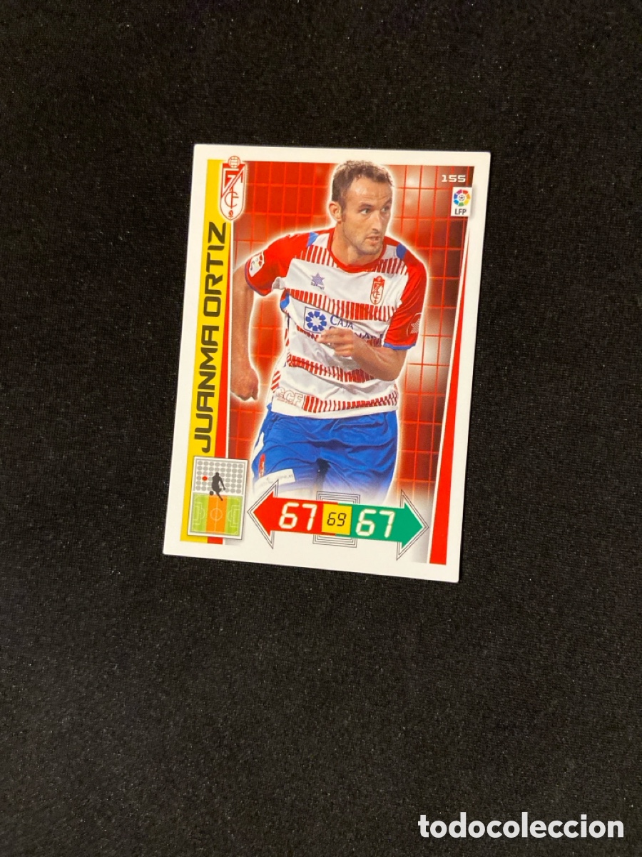 Cromos de f&uacute;tbol: JUANMA ORTIZ 155 (GRANADA) 2012-2013 12 13 ADRENALYN PANINI CROMO CARTA A-2