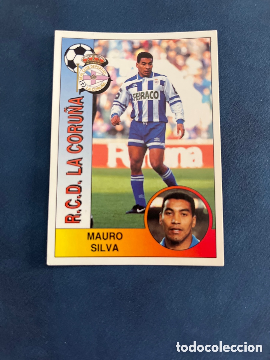 Cromos de f&uacute;tbol: MAURO SILVA N&ordm; 154 DEPORTIVO DE LA CORU&Ntilde;A PANINI 1994 1995 LIGA 94 95 SIN PEGAR PEGATINA
