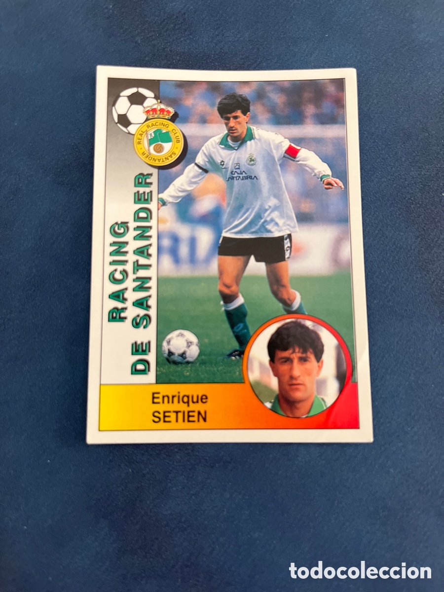 Cartes &agrave; collectionner de Football: SETIEN N&ordm; 230 RACING DE SANTANDER PANINI 1994 1995 LIGA 94 95 SIN PEGAR PEGATINA FUTBOL