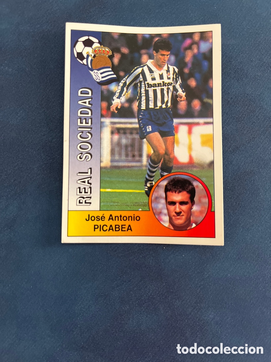 Cromos de F&uacute;tbol: PICABEA N&ordm; 259 REAL SOCIEDAD PANINI 1994 1995 LIGA 94 95 SIN PEGAR PEGATINA FUTBOL