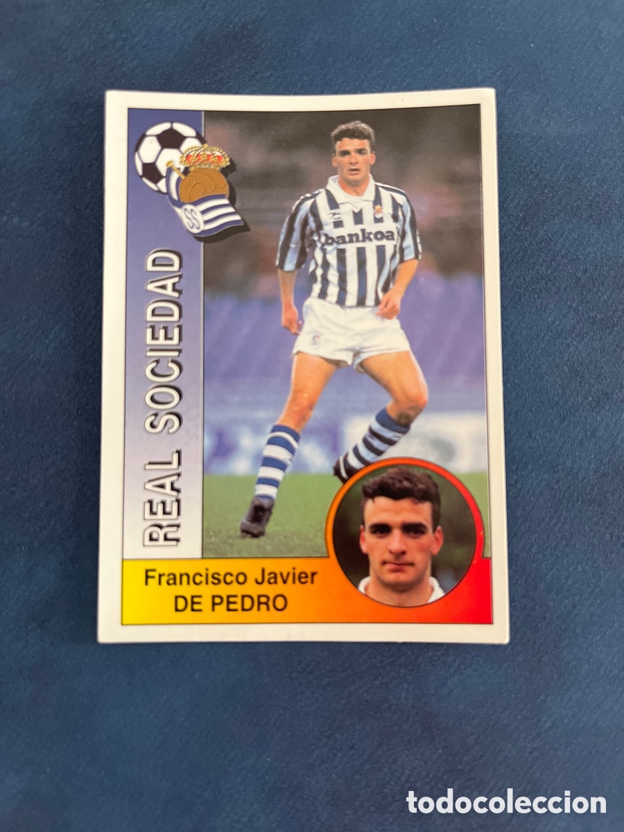 Cromos de f&uacute;tbol: DE PEDRO N&ordm; 265 REAL SOCIEDAD PANINI 1994 1995 LIGA 94 95 SIN PEGAR PEGATINA FUTBOL