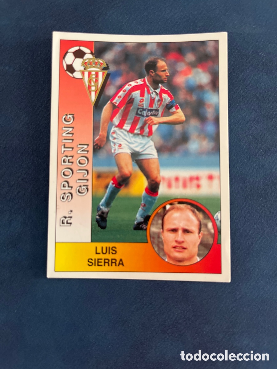 Cromos de F&uacute;tbol: LUIS SIERRA N&ordm; 275 SPORTING DE GIJON PANINI 1994 1995 LIGA 94 95 SIN PEGAR PEGATINA FUTBOL
