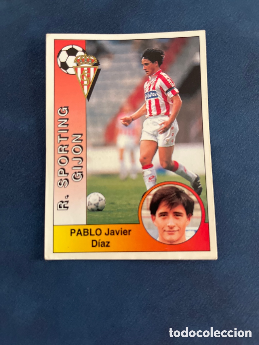 Cromos de F&uacute;tbol: PABLO N&ordm; 278 SPORTING DE GIJON PANINI 1994 1995 LIGA 94 95 SIN PEGAR PEGATINA FUTBOL