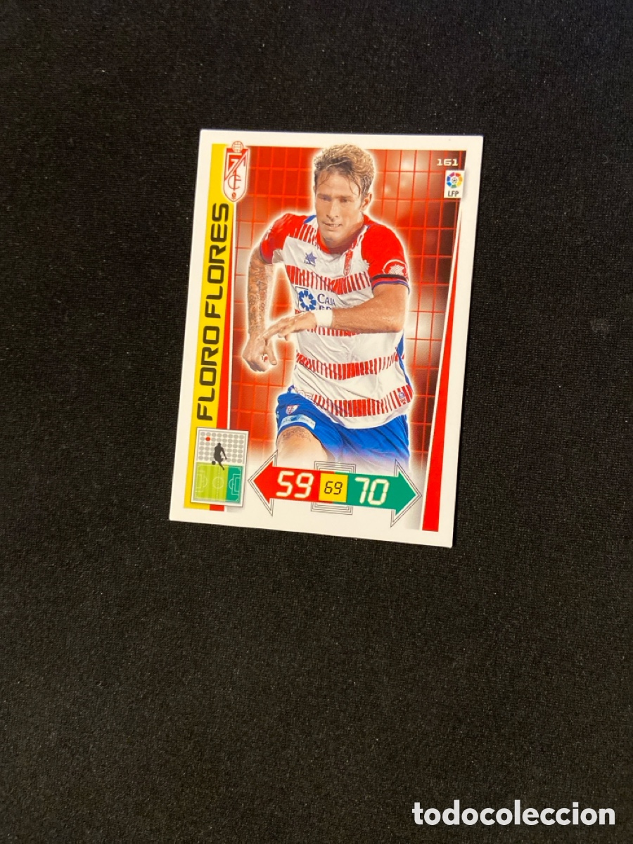 Figurine di Calcio: FLORO FLORES 161 (GRANADA) 2012-2013 12 13 ADRENALYN PANINI CROMO CARTA A-2