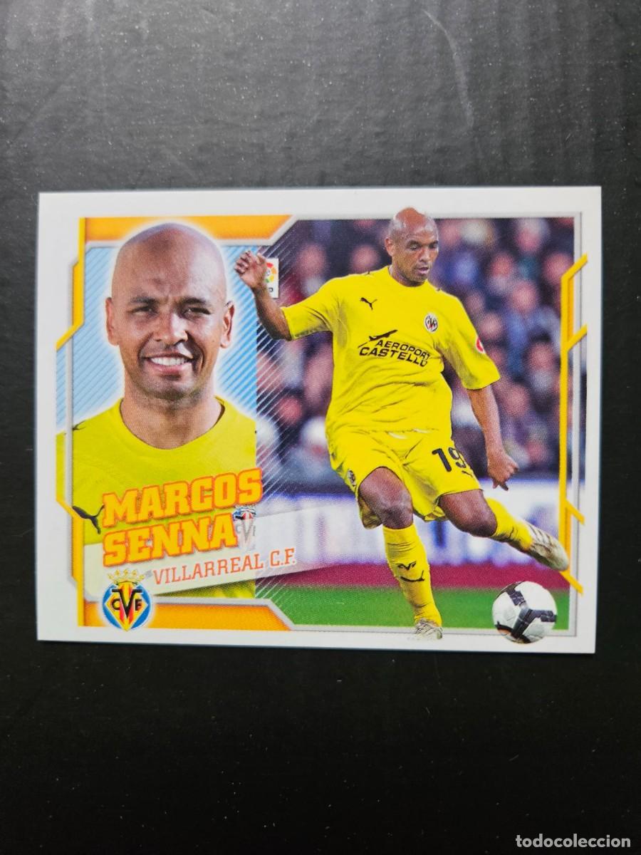 Figurine di Calcio: N&ordm; 8A MARCOS SENNA VILLARREAL LIGA ESTE 10 11 2010 2011 SIN PEGAR NUNCA PEGADO
