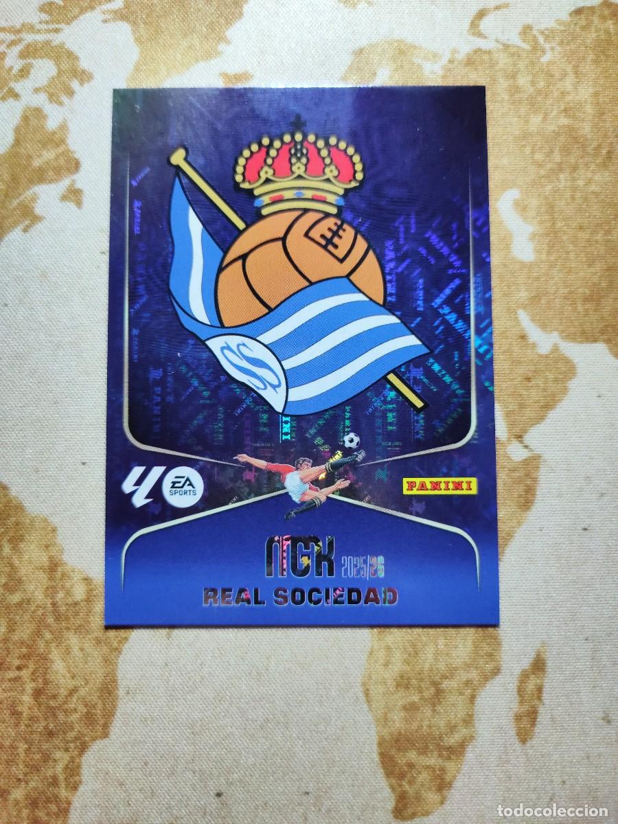 Cromos de Futebol: Real Sociedad 307 ESCUDO Megacracks MGK 2025-26