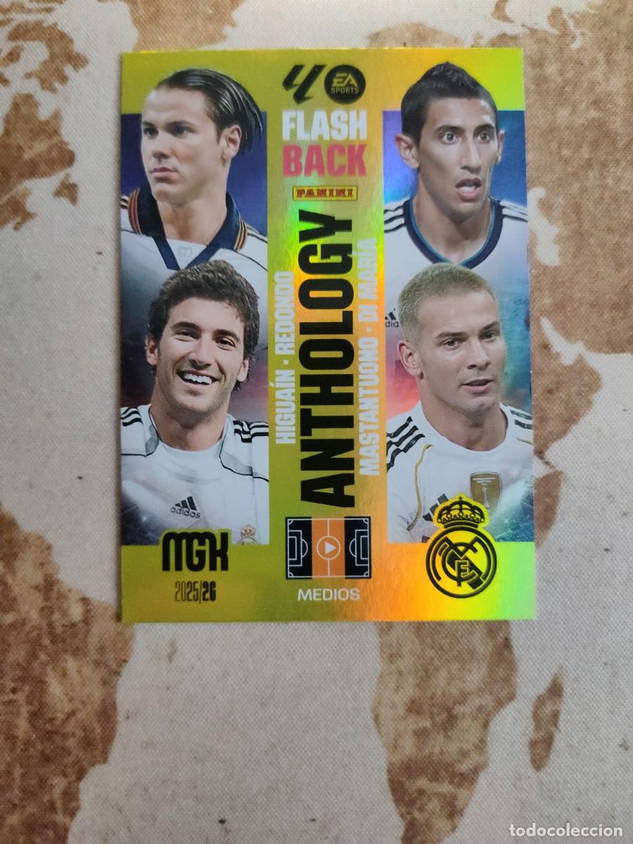 Football Stickers: Flashback ANTOLOGY 519 HIGUA&Iacute;N - REDONDO / MASTANTUONO - DI MARIA Megacracks MGK 2025-26