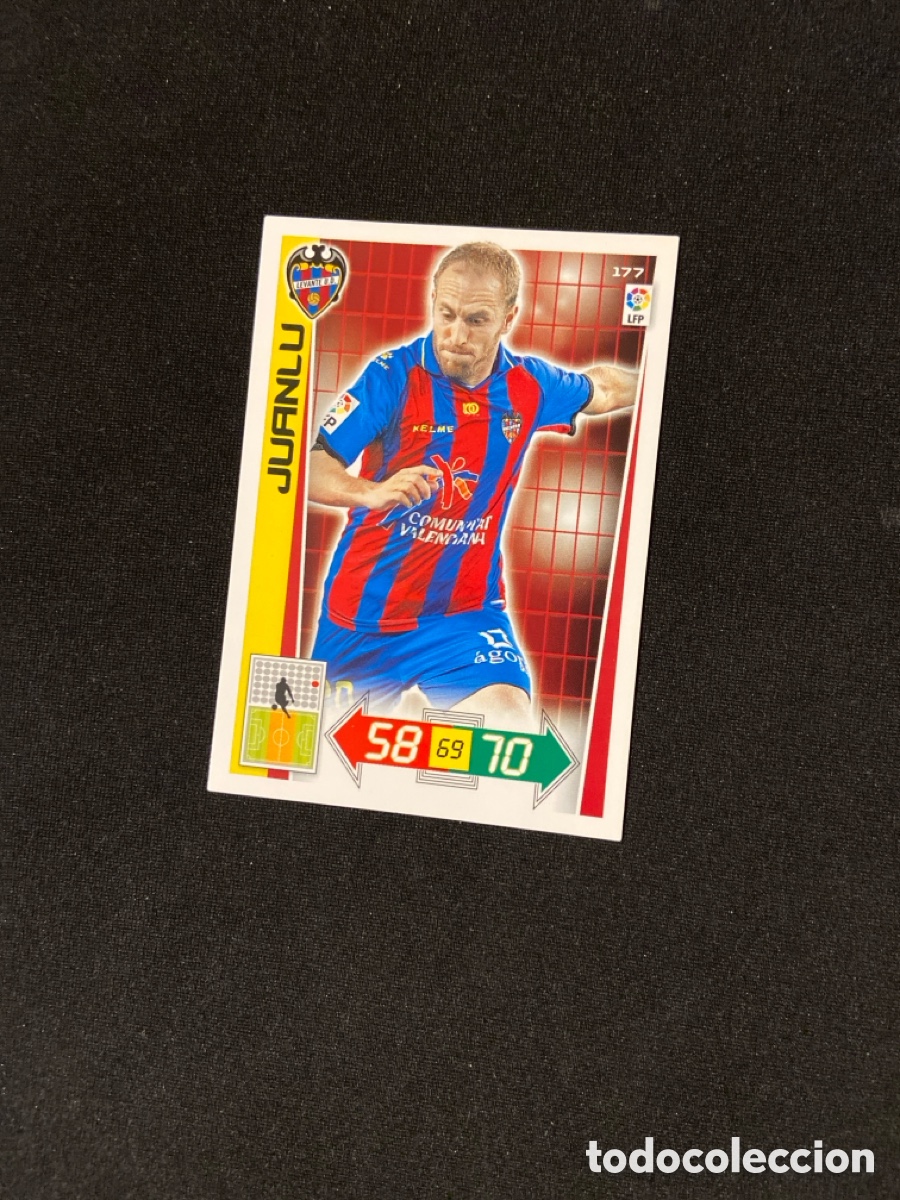 Football Stickers: JUANLU 177 (LEVANTE) 2012-2013 12 13 ADRENALYN PANINI CROMO CARTA A-2