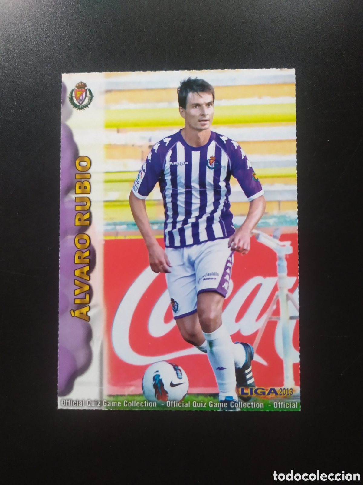 Cromos de f&uacute;tbol: Mundicromo fichas Liga 2012 2013 12 13 Alvaro Rubio n&deg; 527 Valladolid