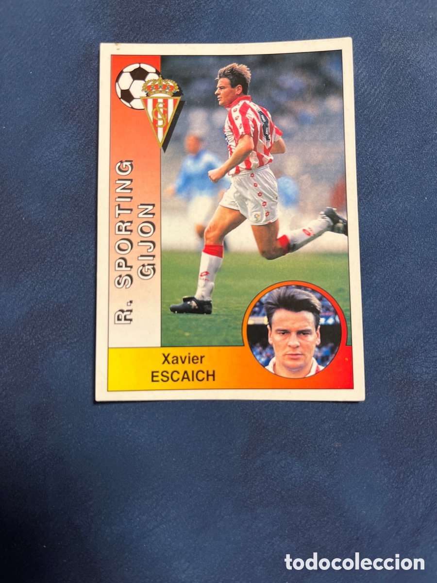 Cromos de F&uacute;tbol: ESCAICH N&ordm; 285 SPORTING DE GIJON PANINI 1994 1995 LIGA 94 95 SIN PEGAR PEGATINA FUTBOL
