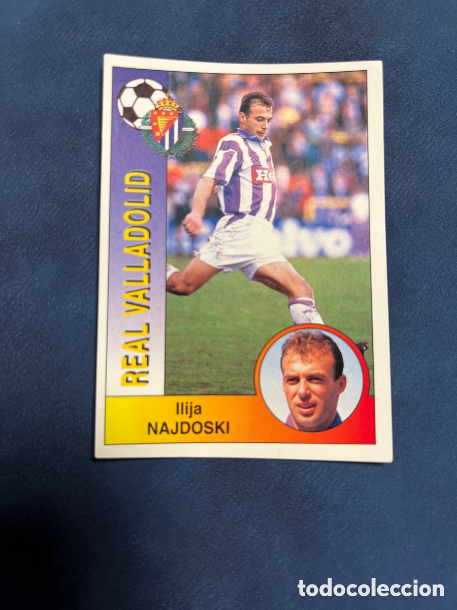 Cromos de F&uacute;tbol: NAJDOSKI N&ordm; 330 REAL VALLADOLID PANINI 1994 1995 LIGA 94 95 SIN PEGAR PEGATINA FUTBOL