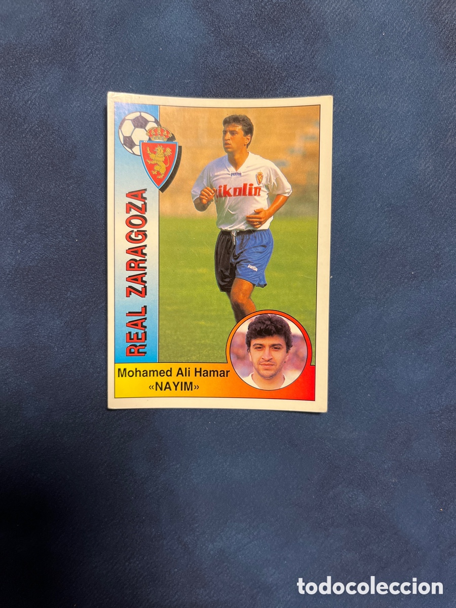 Cromos de f&uacute;tbol: NAYIM N&ordm; 354 REAL ZARAGOZA PANINI 1994 1995 LIGA 94 95 SIN PEGAR PEGATINA FUTBOL