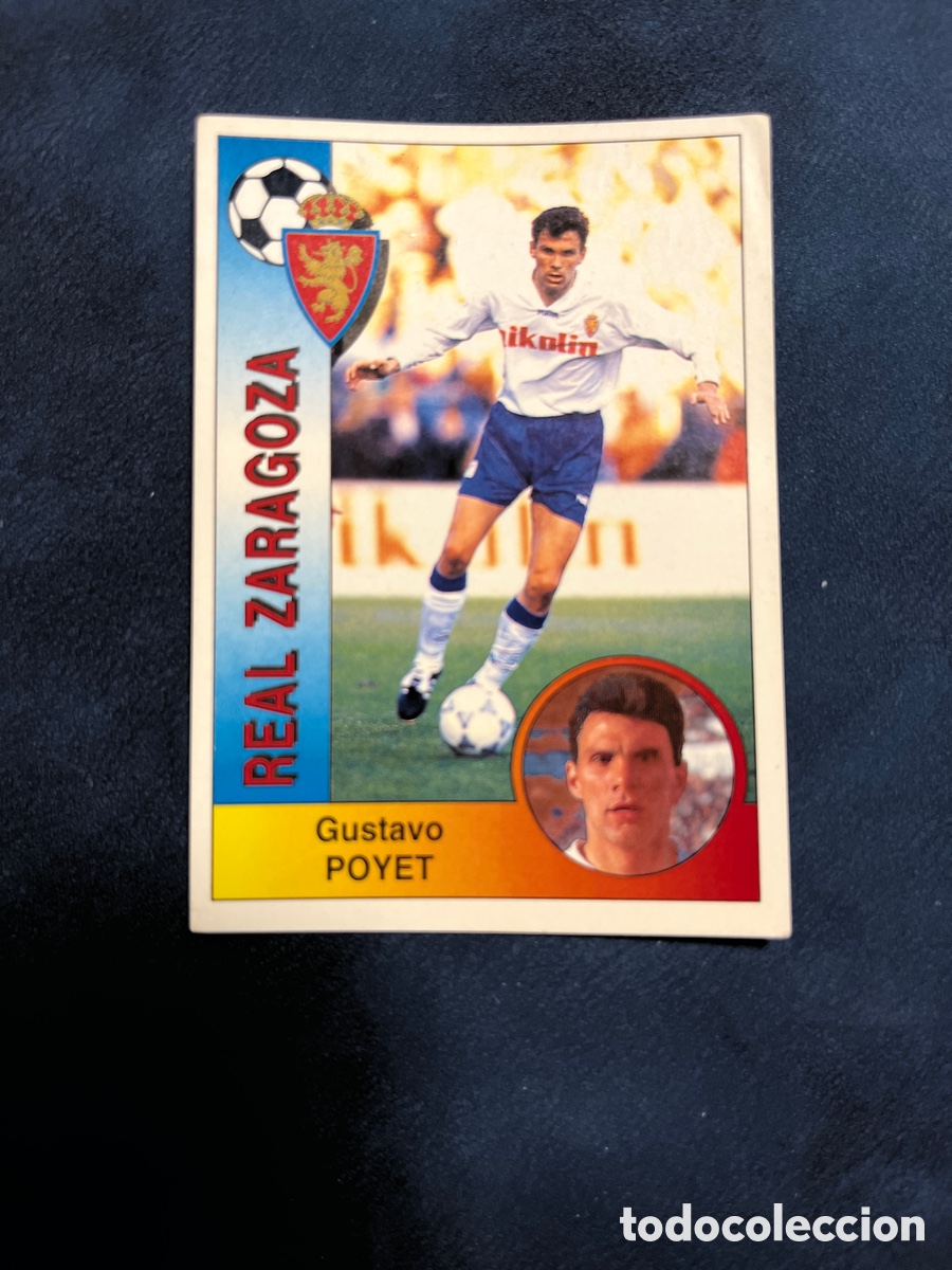 Cromos de F&uacute;tbol: POYET N&ordm; 355 REAL ZARAGOZA PANINI 1994 1995 LIGA 94 95 SIN PEGAR PEGATINA FUTBOL