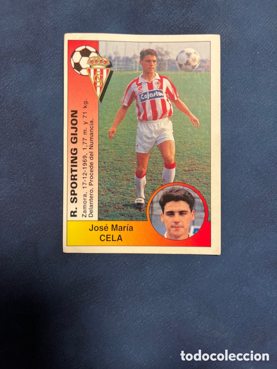 Cromos de F&uacute;tbol: CELA N&ordm; 286 SPORTING DE GIJON COLOCA PANINI 1994 1995 LIGA 94 95 SIN PEGAR PEGATINA FUTBOL