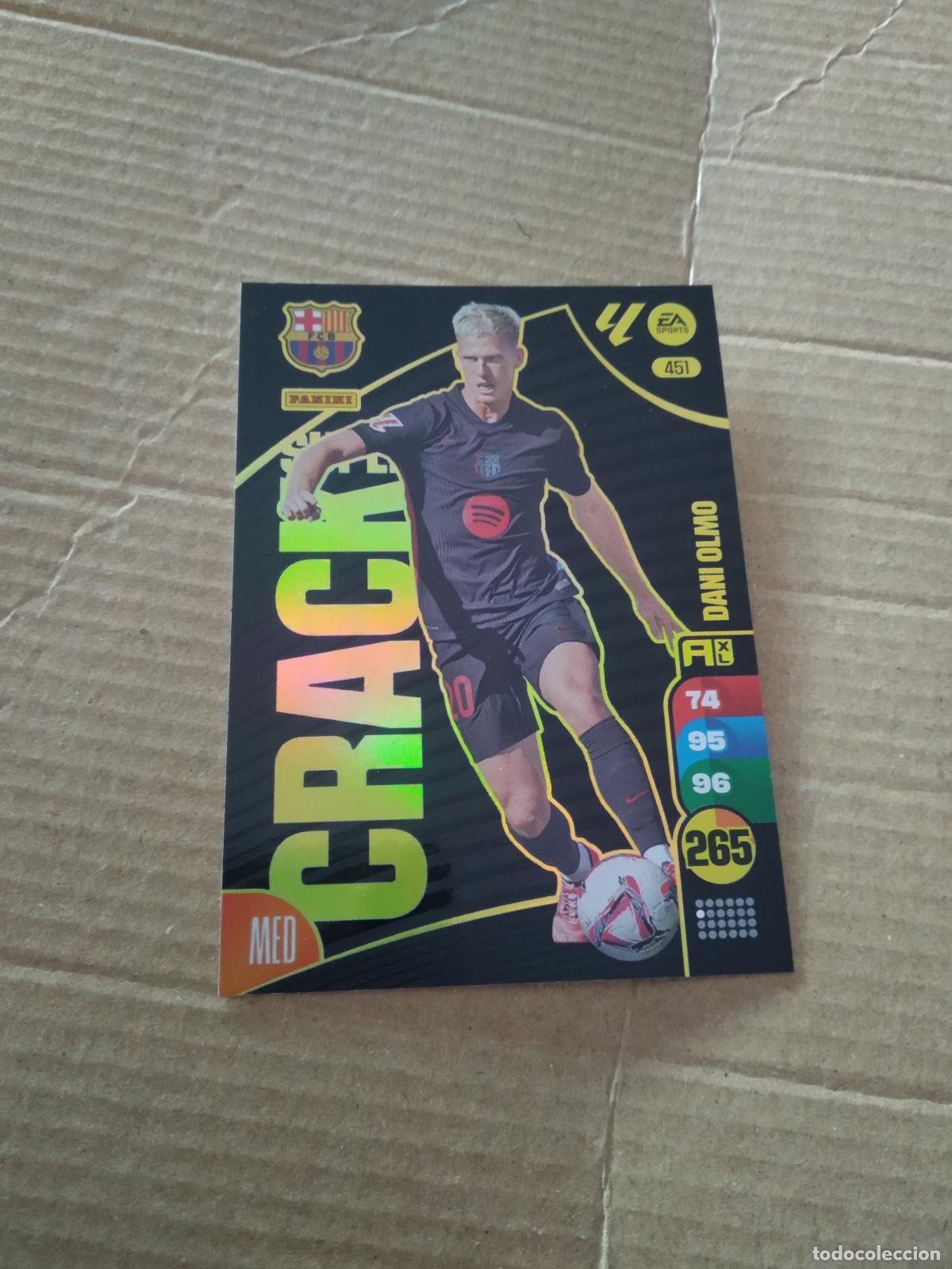 Fu&szlig;ball-Sticker: 451 DANI OLMO BARCELONA BAR&Ccedil;A SUPERCRACK CROMO FUTBOL PANINI ADRENALYN 2024-2025 LIGA 24-25