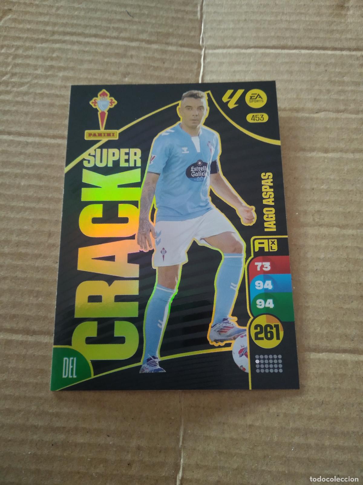 Cromos de F&uacute;tbol: 453 IAGO ASPAS CELTA VIGO SUPERCRACK CROMO FUTBOL PANINI ADRENALYN 2024-2025 LIGA 24-25