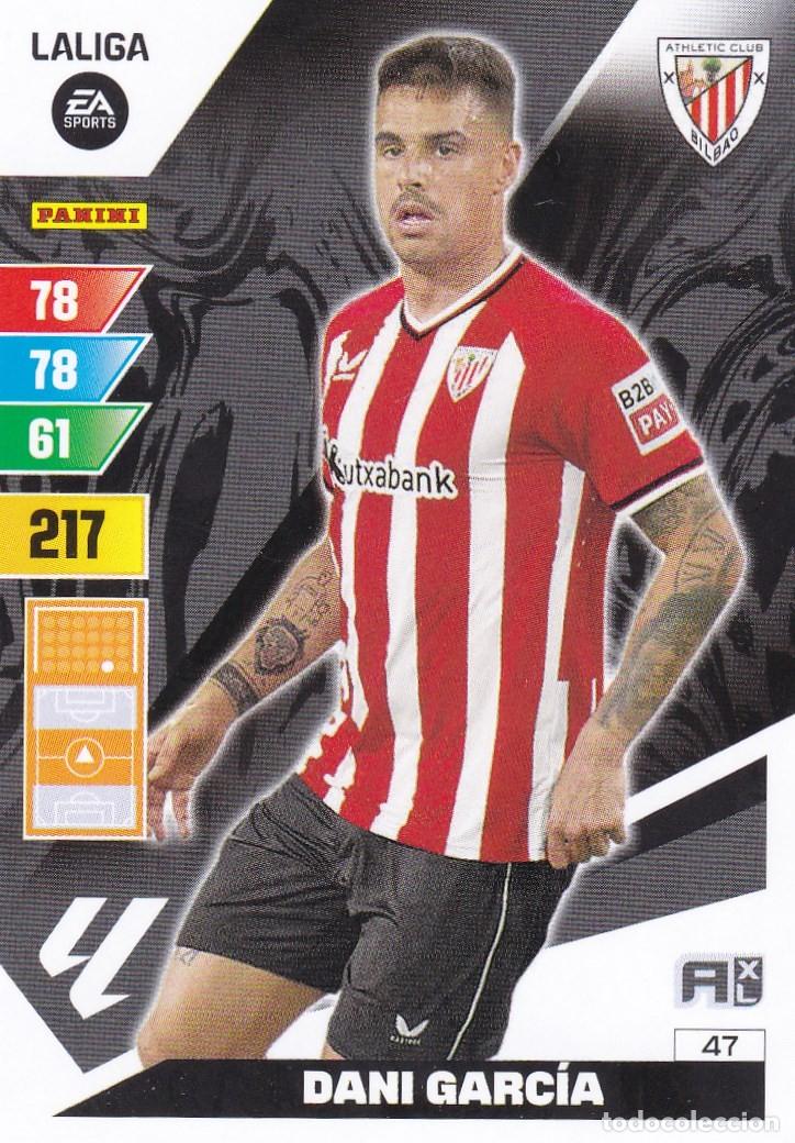 Figurine di Calcio: ADRENALYN XL 47 DANI GARCIA, BILBAO, CROMO LIGA 2023 2024 PANINI