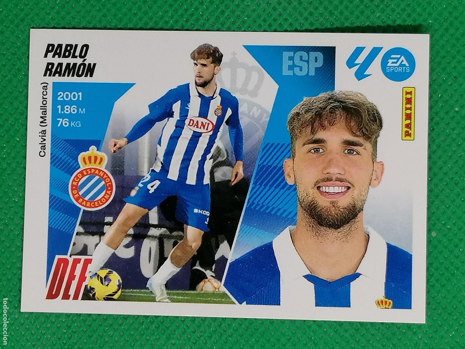 Cromos de f&uacute;tbol: 8 PABLO ROMAN ESPANYOL ⚽ PANINI LIGA ESTE 25 26 2025 2026 ⚽