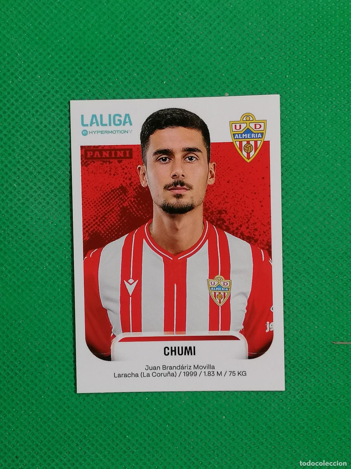 Cartes &agrave; collectionner de Football: 27 CHUMI ALMERIA ⚽ PANINI LIGA HYPERMOTION 25 26 2025 2026 ⚽