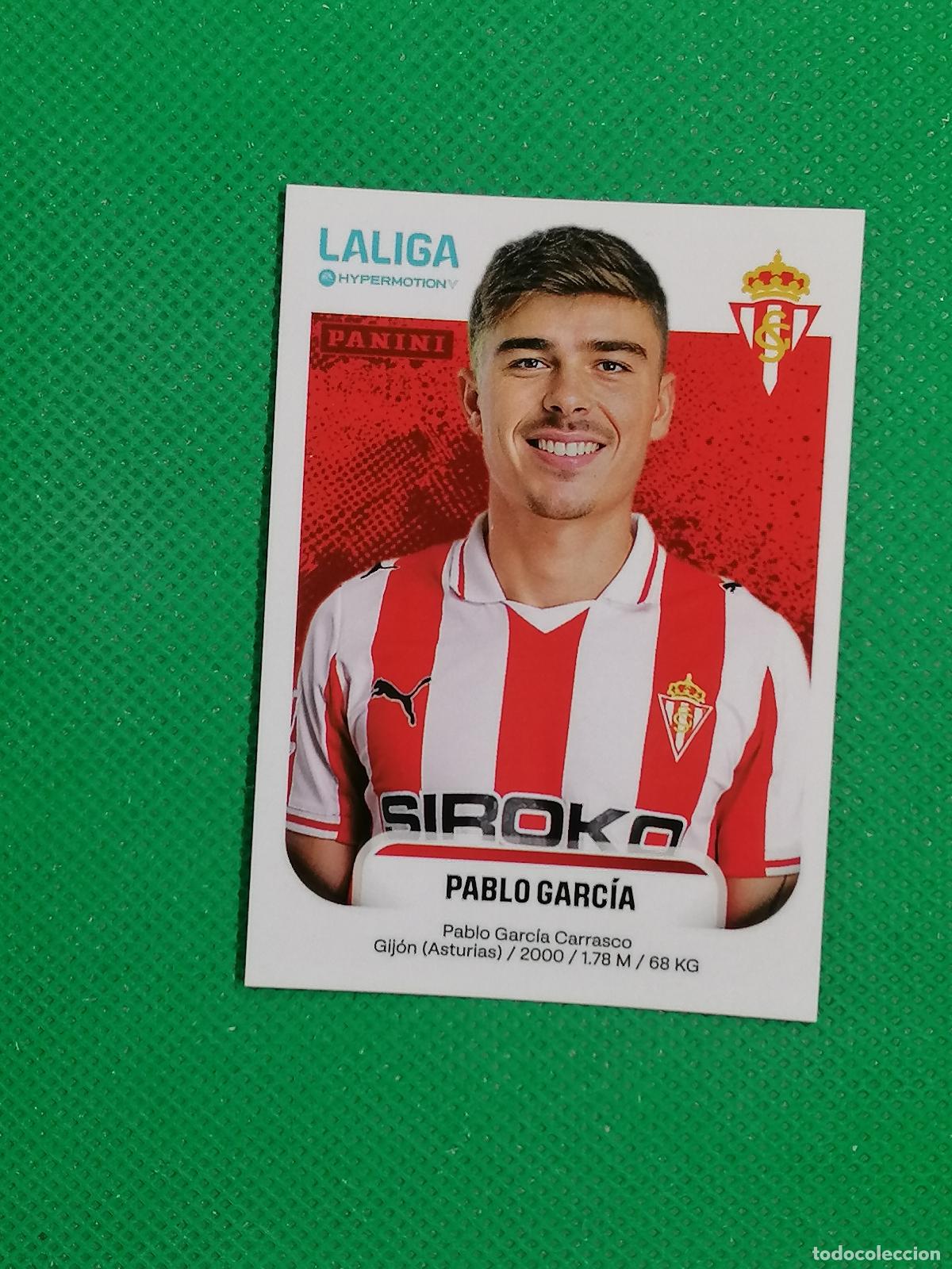 Cromos de F&uacute;tbol: 372 PABLO GARCIA SPORTING GIJON ⚽ PANINI LIGA HYPERMOTION 25 26 2025 2026 ⚽