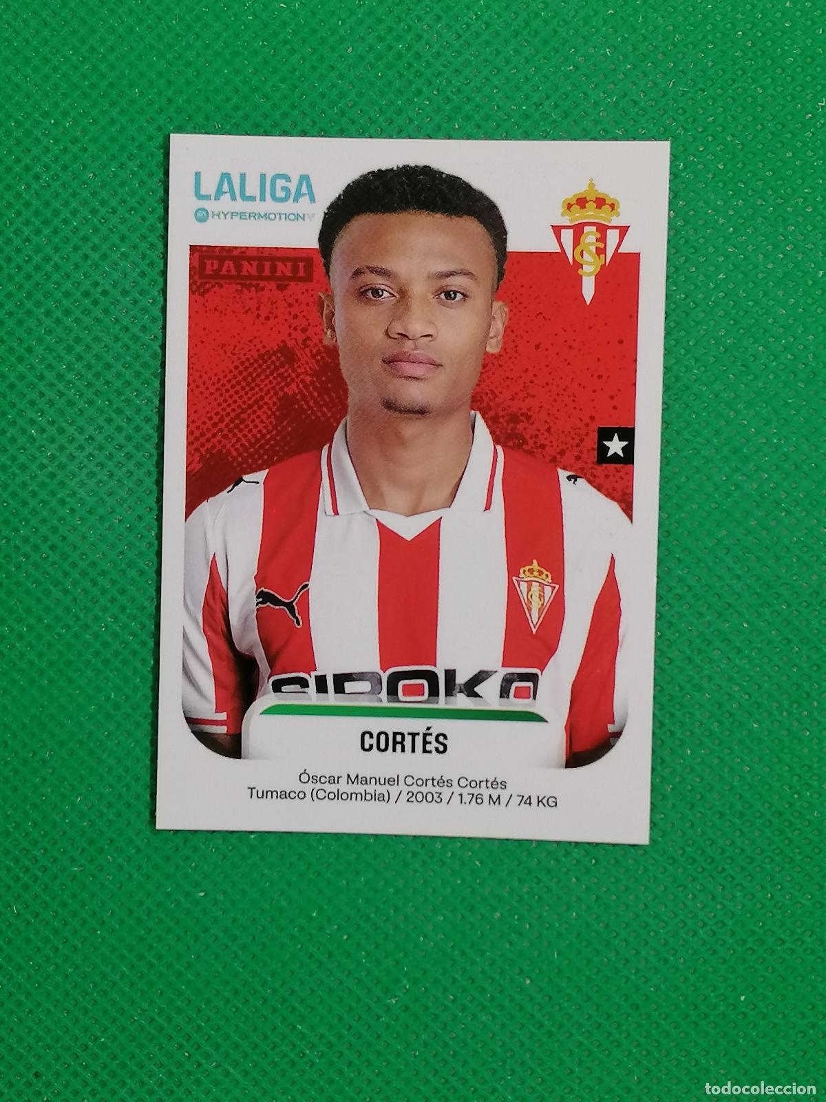 Cromos de F&uacute;tbol: 378 CORTES SPORTING GIJON ⚽ PANINI LIGA HYPERMOTION 25 26 2025 2026 ⚽
