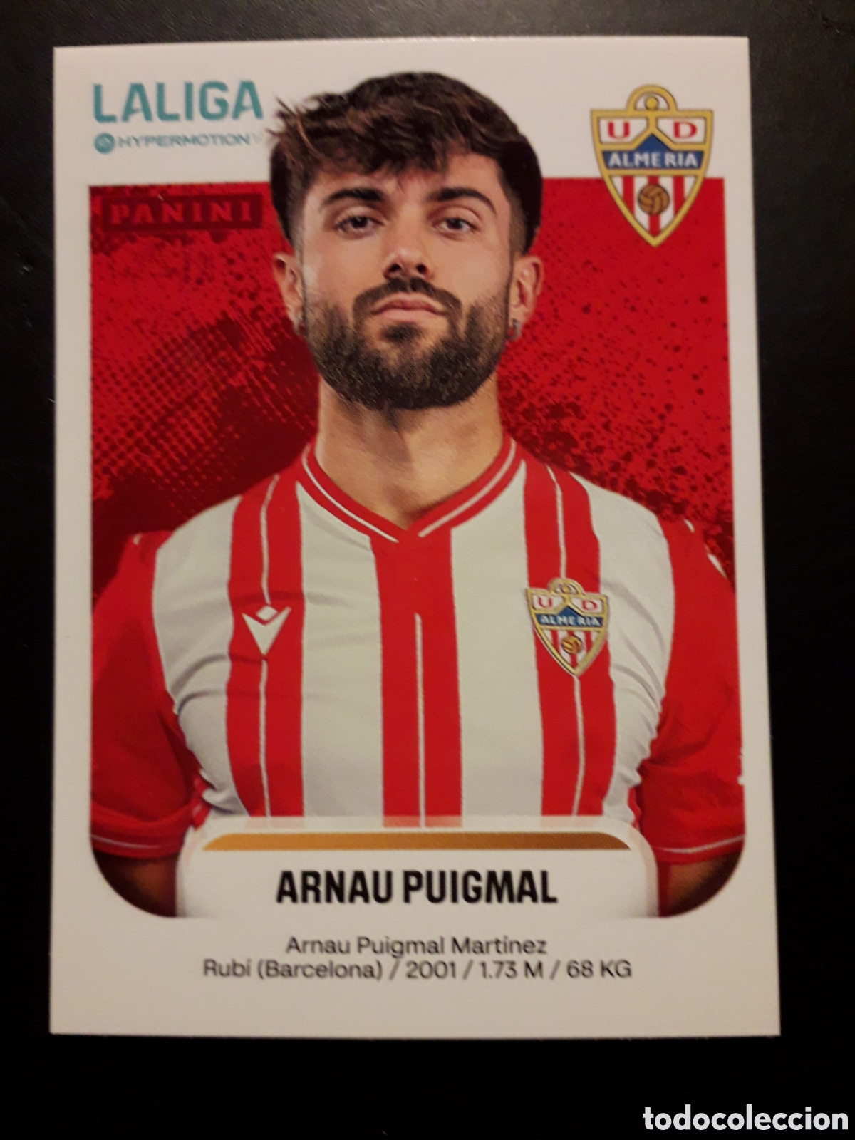 Cromos de f&uacute;tbol: ARNAU PUIGMAL ALMER&Iacute;A N&deg; 34 LALIGA HYPERMOTION 25 26 2025 2026 PANINI SIN PEGAR PEDIDO M&Iacute;NIMO 3&euro;