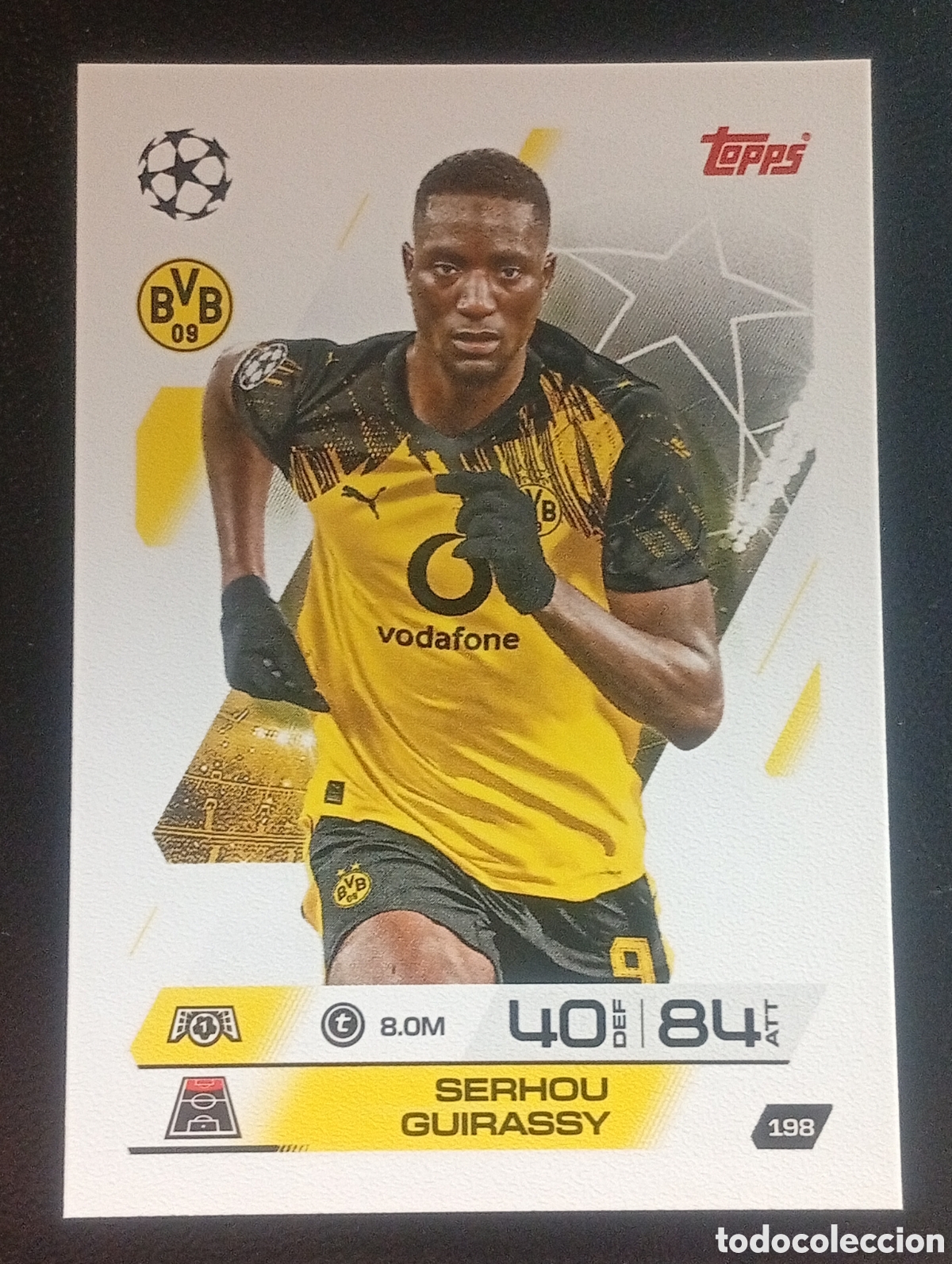 Figurine di Calcio: 198 GUIRASSY BORUSSIA TOPPS MATCH ATTAX 2025 2026 25 26 CROMO PANINI