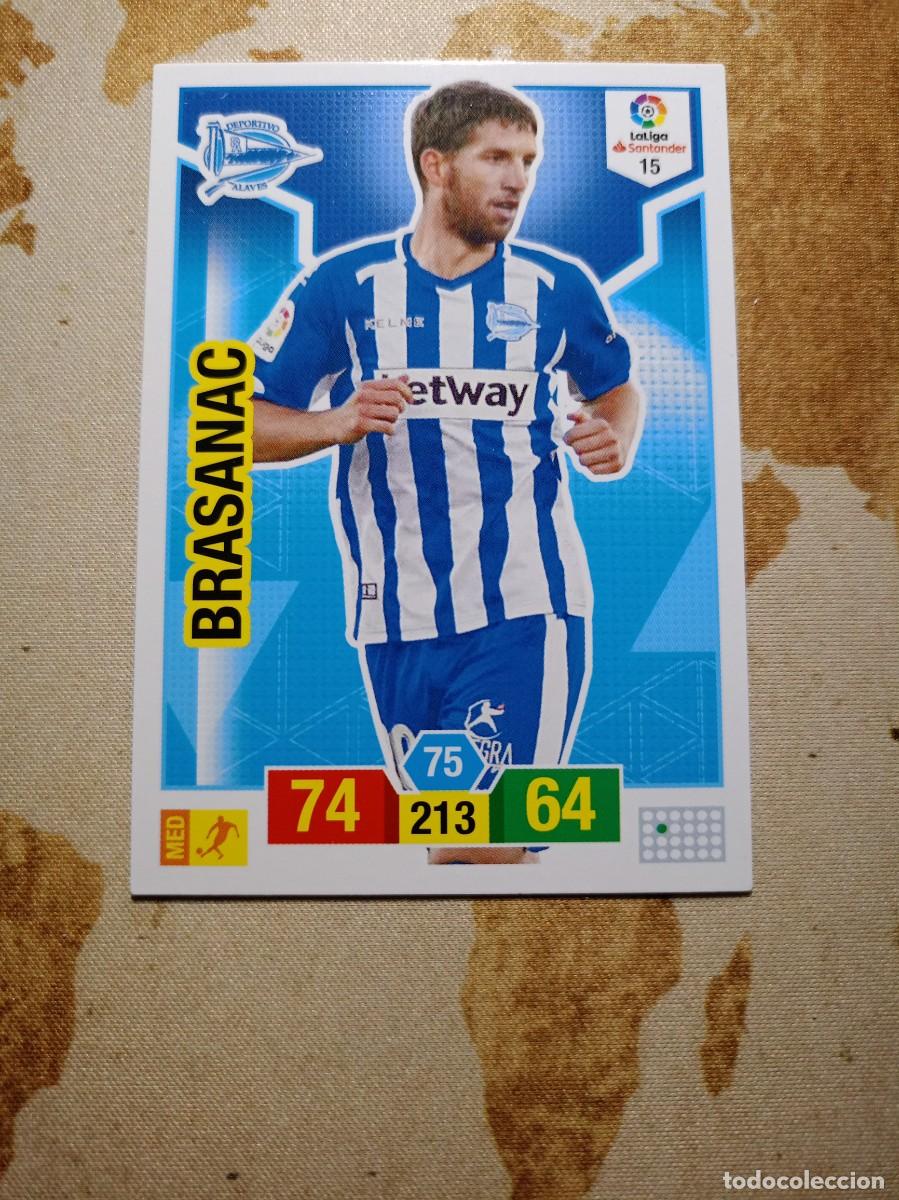 Fu&szlig;ball-Sticker: Alav&eacute;s 15 BRASANAC Adrenalyn 2018-19