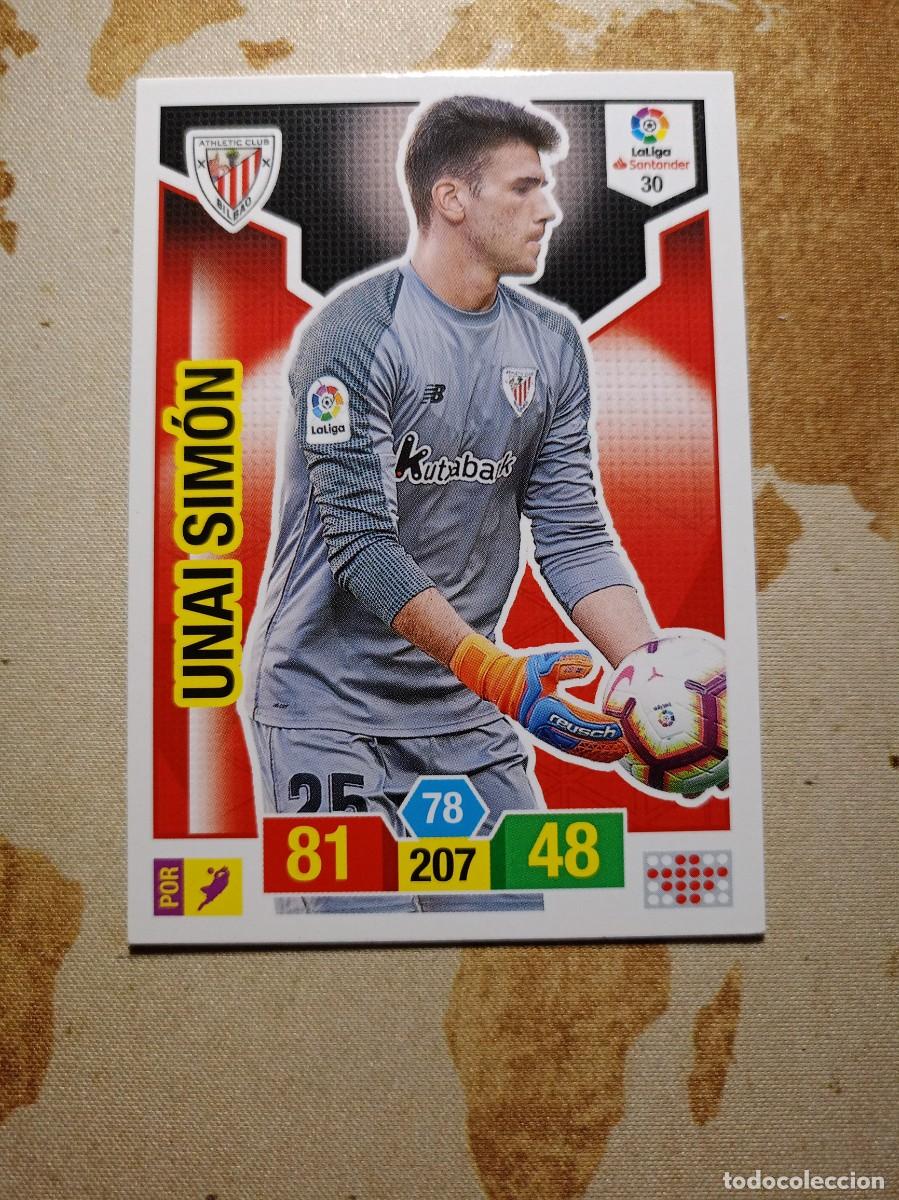 Cromos de f&uacute;tbol: Athletic 30 UNAI SIM&Oacute;N Adrenalyn 2018-19