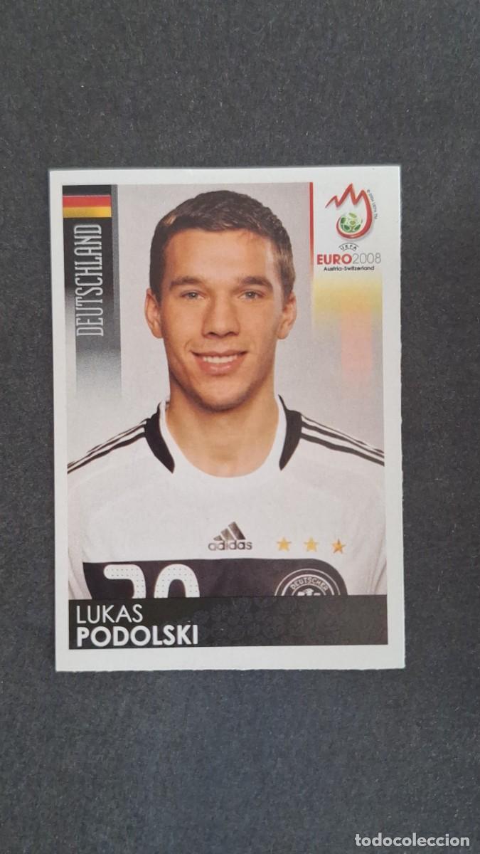 Figurine di Calcio: L1 LUKAS PODOLSKI SELECCION ALEMANIA 223 PANINI EUROCOPA 2008 NUNCA PEGADO SIN PEGAR
