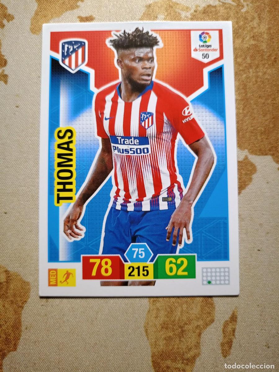 Fu&szlig;ball-Sticker: Atl&eacute;tico de Madrid 50 THOMAS Adrenalyn 2018-19
