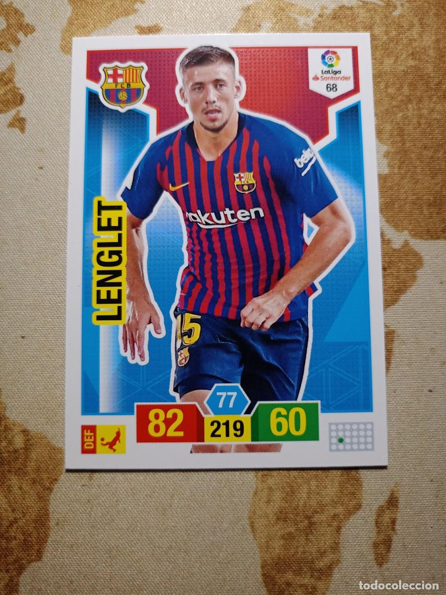 Fu&szlig;ball-Sticker: Barcelona 68 LENGLET Adrenalyn 2018-19