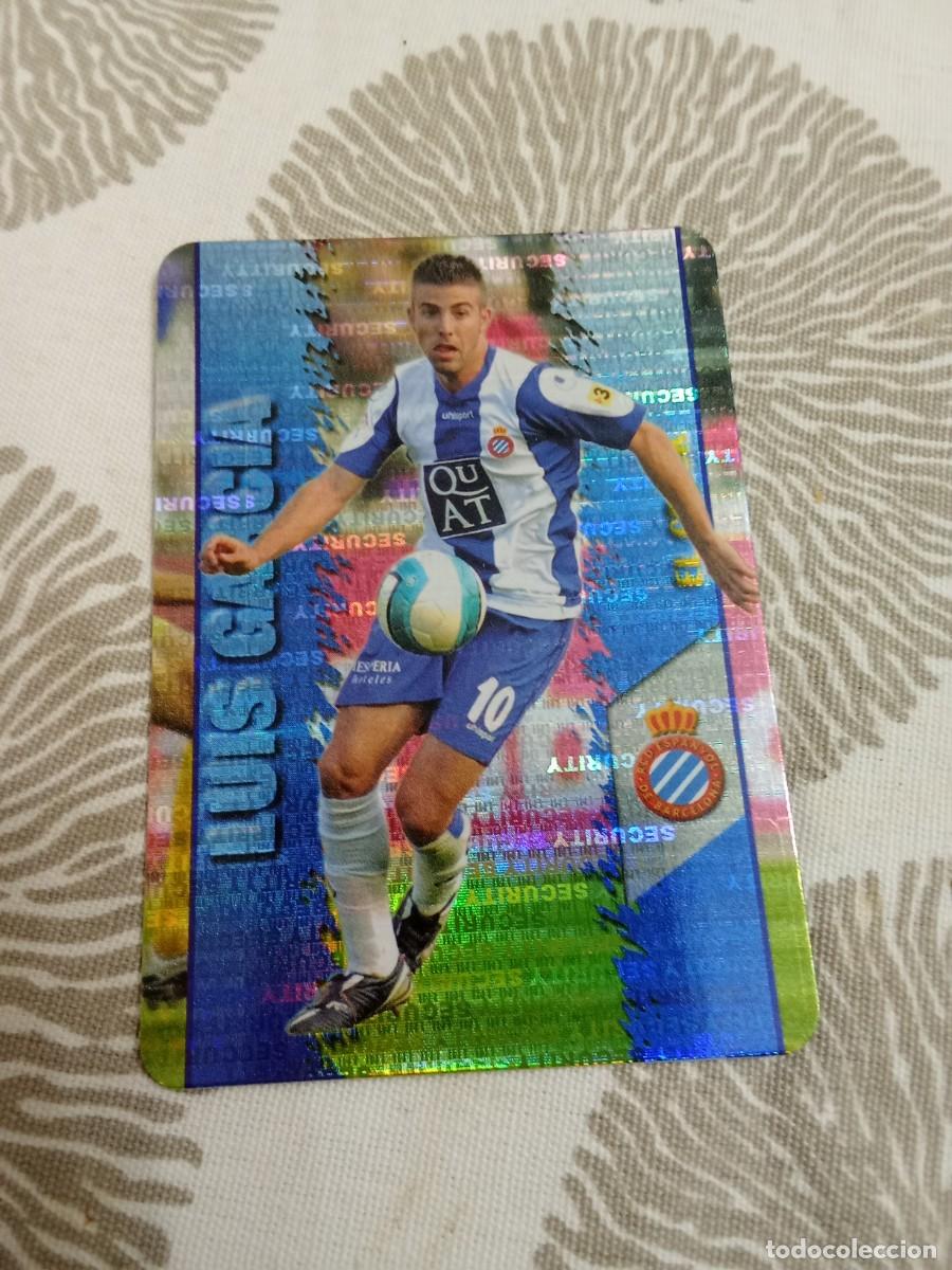 Fu&szlig;ball-Sticker: 296 luis Garc&iacute;a el crack espanyol security horizontal invertido las fichas de la liga 2008