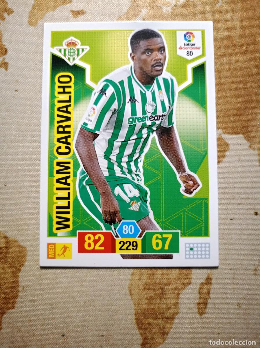 Figurine di Calcio: Betis 80 WILLIAM CARVALHO Adrenalyn 2018-19