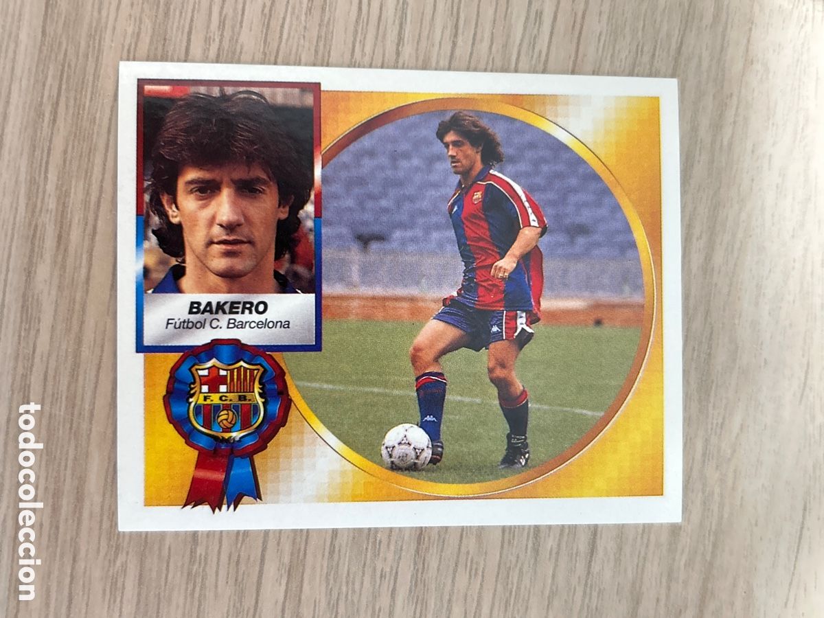 Cromos de F&uacute;tbol: BAKERO BARCELONA LIGA ESTE 1994 1995 94 95 NUNCA PEGADO SIN PEGAR