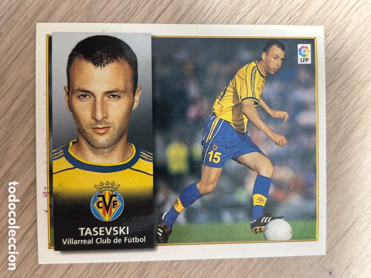 Cromos de f&uacute;tbol: TASEVSKI VILLARREAL COLOCA LIGA ESTE 1998 1999 98 99 NUNCA PEGADO SIN PEGAR