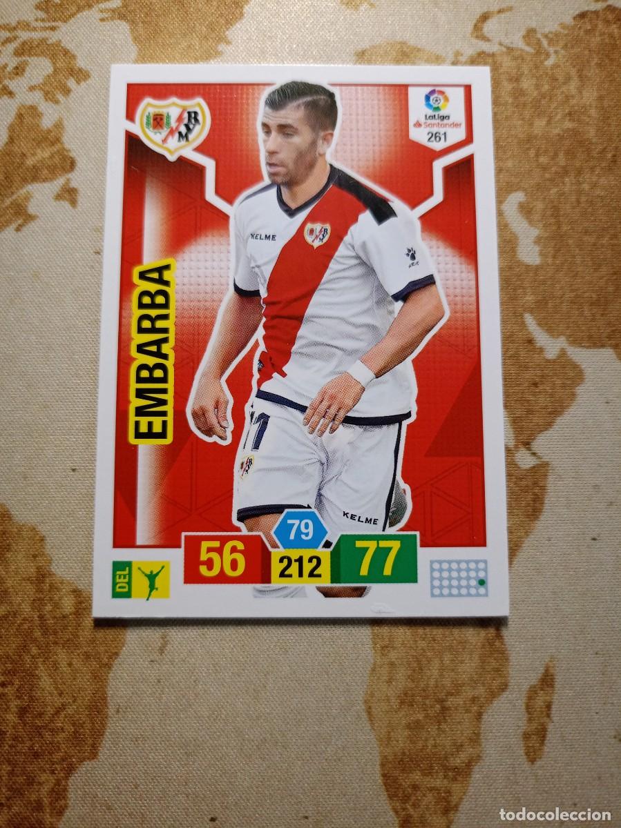 Cromos de Futebol: Rayo vallecano 261 EMBARBA Adrenalyn 2018-19