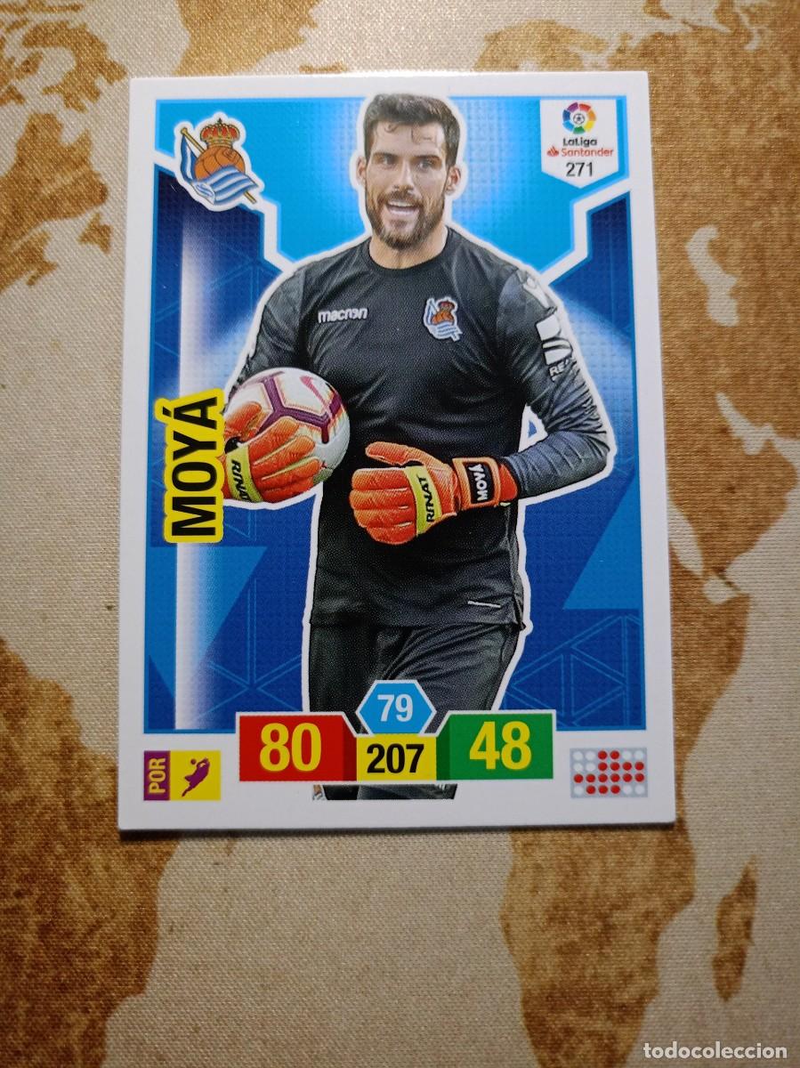 Fu&szlig;ball-Sticker: Real Sociedad 271 MOY&Aacute; Adrenalyn 2018-19